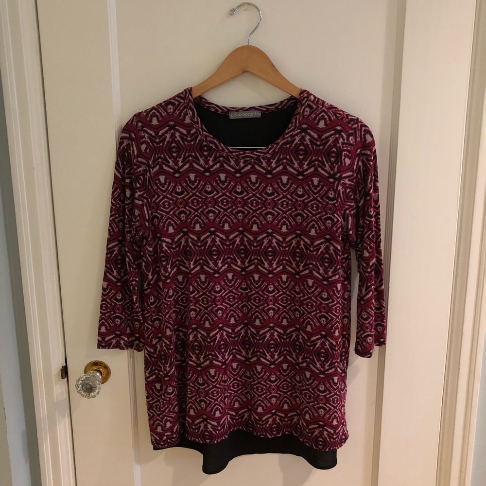 Black and pink Blouse